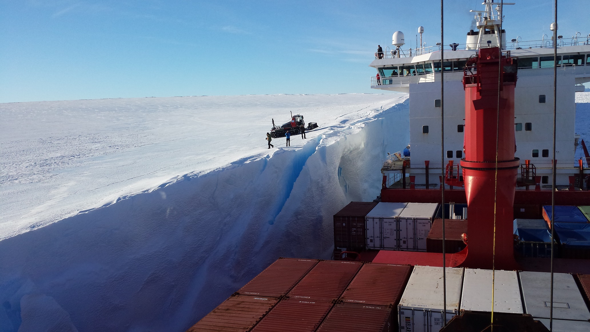 Foto af Ole Jacobsen, “Antarktis set fra Mary Artica”