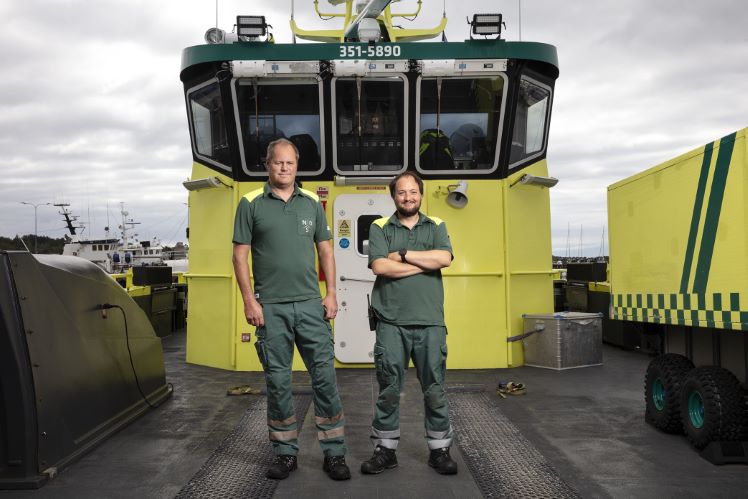 Niklas Rosengren (tv.) og Henrik Johansson har tilsammen over 20 års erfaring på havet.